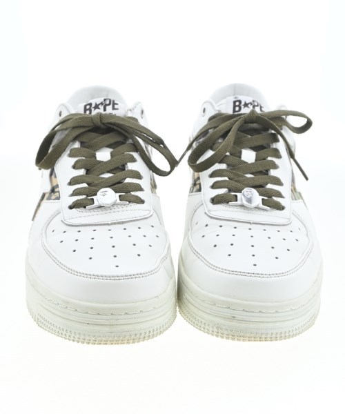 A BATHING APE（アベイシングエイプ）スニーカー 白 サイズ:27cm メンズ/2200724432097