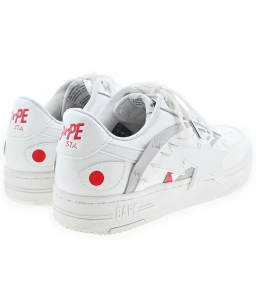 A BATHING APE（アベイシングエイプ）スニーカー 白 サイズ:26cm メンズ/2200724561049