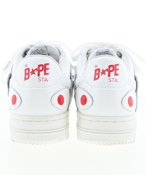 A BATHING APE（アベイシングエイプ）スニーカー 白 サイズ:26cm メンズ/2200724561049