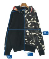 A BATHING APE（アベイシングエイプ）パーカー 黒 サイズ:M レディース/2200724850037