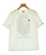 A BATHING APE（アベイシングエイプ）Tシャツ・カットソー 白 サイズ:S レディース/2200724850082