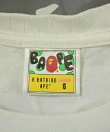 A BATHING APE（アベイシングエイプ）Tシャツ・カットソー 白 サイズ:S レディース/2200724850082