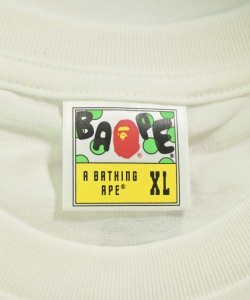 A BATHING APE（アベイシングエイプ）Tシャツ・カットソー 白 サイズ:XL メンズ/2200728353046
