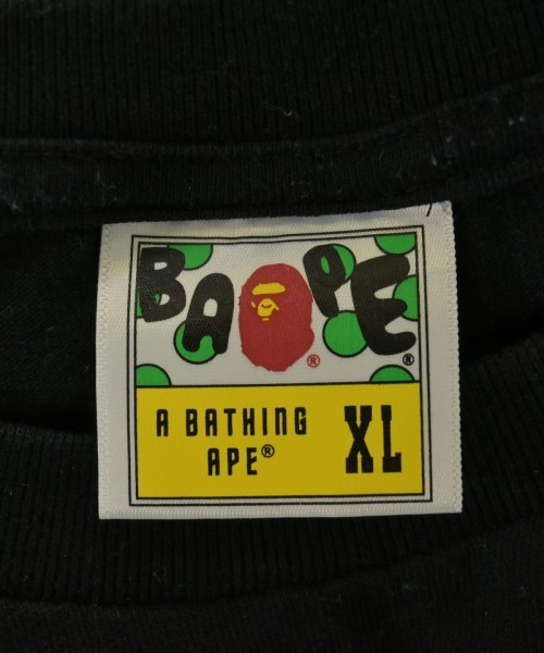 A BATHING APE（アベイシングエイプ）Tシャツ・カットソー 黒 サイズ:XL メンズ/2200727445056