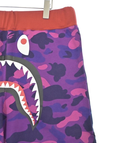 A BATHING APE（アベイシングエイプ）ショートパンツ 紫 サイズ:XL メンズ/2200728960039