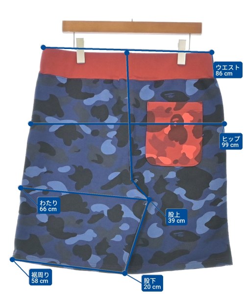 A BATHING APE（アベイシングエイプ）ショートパンツ 紫 サイズ:XL メンズ/2200728960039