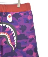 A BATHING APE（アベイシングエイプ）ショートパンツ 紫 サイズ:XL メンズ/2200728960039