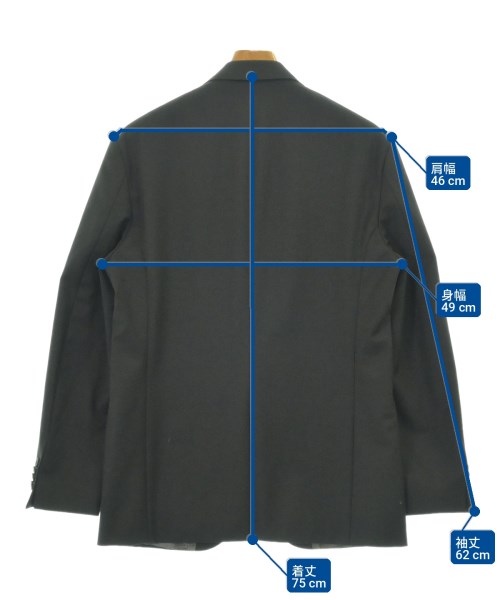 A BATHING APE（アベイシングエイプ）テーラードジャケット 黒 サイズ:44(S位) メンズ/2200728995024