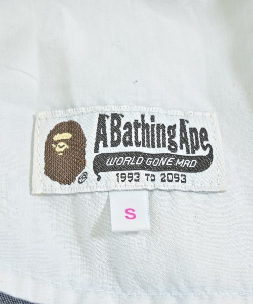 A BATHING APE（アベイシングエイプ）デニムパンツ 青 サイズ:S レディース/2200682730075