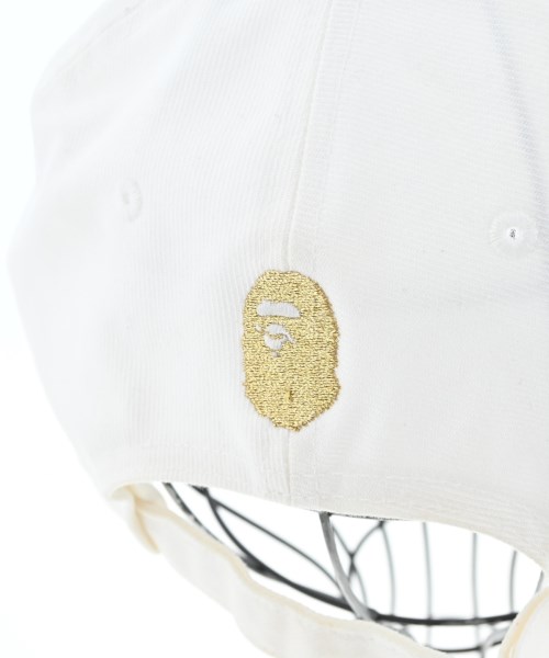 A BATHING APE（アベイシングエイプ）キャップ 白 サイズ:F メンズ/2200682614146