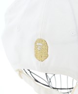 A BATHING APE（アベイシングエイプ）キャップ 白 サイズ:F メンズ/2200682614146