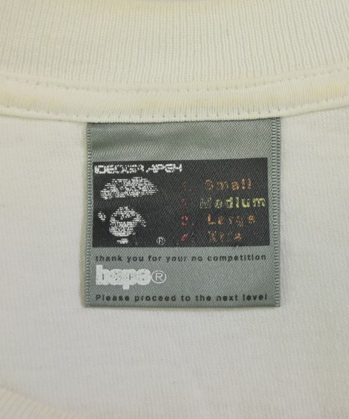 A BATHING APE（アベイシングエイプ）Tシャツ・カットソー 白 サイズ:-(XS位) メンズ/2200685117071