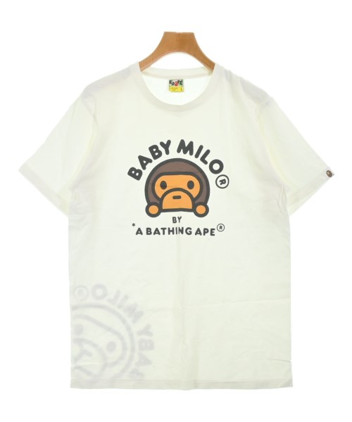A BATHING APE(アベイシングエイプ)Tシャツ・カットソー 白 サイズ:L/2200685358047