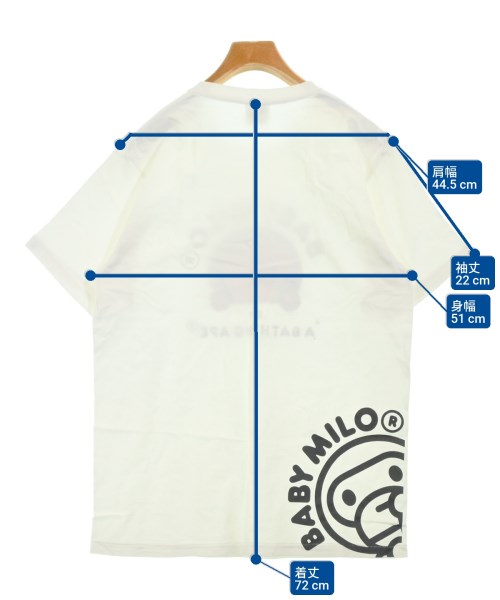 A BATHING APE（アベイシングエイプ）Tシャツ・カットソー 白 サイズ:L メンズ/2200685358047