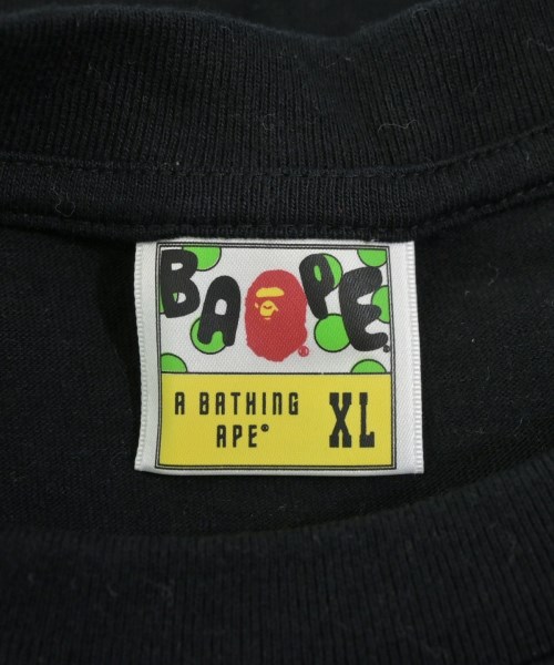 A BATHING APE（アベイシングエイプ）Tシャツ・カットソー 黒 サイズ:XL メンズ/2200685358054