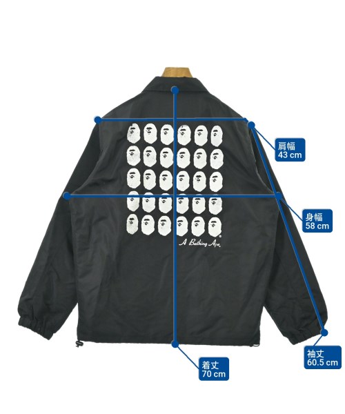 A BATHING APE（アベイシングエイプ）ブルゾン 黒 サイズ:S メンズ/2200685648049