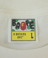 A BATHING APE（アベイシングエイプ）Tシャツ・カットソー 白 サイズ:L メンズ/2200686770060
