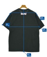 A BATHING APE（アベイシングエイプ）Tシャツ・カットソー 黒 サイズ:L メンズ/2200686873051