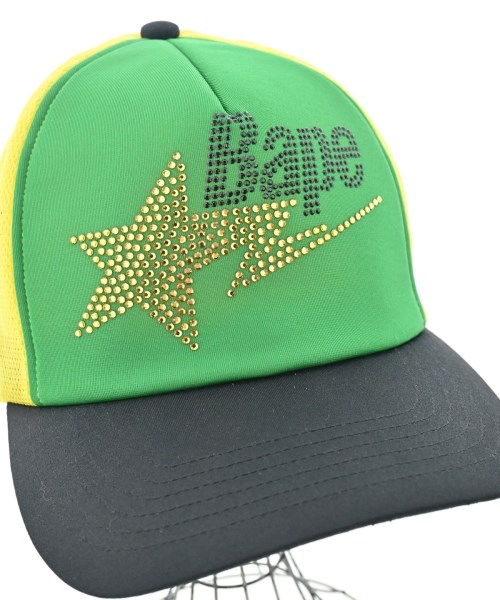 A BATHING APE（アベイシングエイプ）キャップ 緑 サイズ:F メンズ/2200687280025