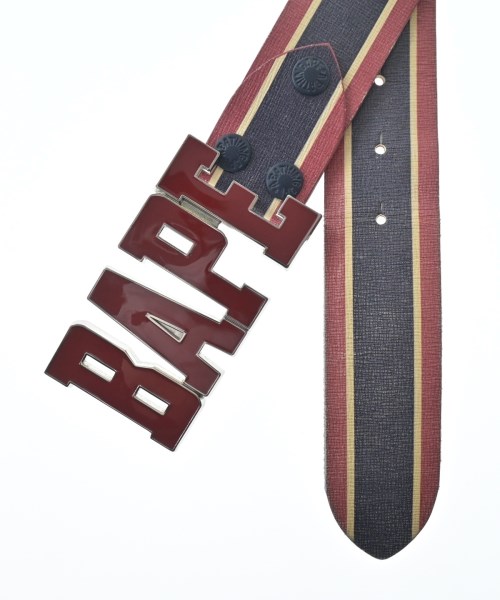 A BATHING APE（アベイシングエイプ）ベルト 赤 サイズ:- メンズ/2200687280063