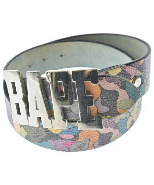 A BATHING APE(アベイシングエイプ)ベルト その他（柄物・カラフル） サイズ:-/2200687280070