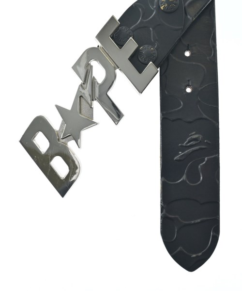 A BATHING APE（アベイシングエイプ）ベルト 黒 サイズ:- メンズ/2200687280087