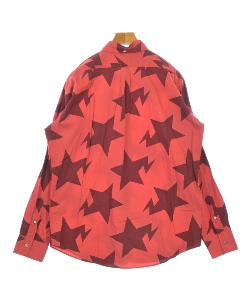 A BATHING APE（アベイシングエイプ）カジュアルシャツ 赤 サイズ:L メンズ/2200687457052