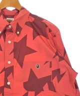 A BATHING APE（アベイシングエイプ）カジュアルシャツ 赤 サイズ:L メンズ/2200687457052