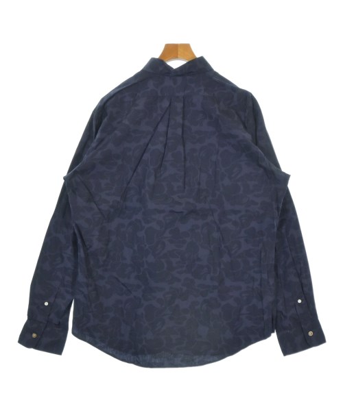 A BATHING APE（アベイシングエイプ）カジュアルシャツ 紺 サイズ:L メンズ/2200687457069