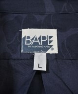 A BATHING APE（アベイシングエイプ）カジュアルシャツ 紺 サイズ:L メンズ/2200687457069
