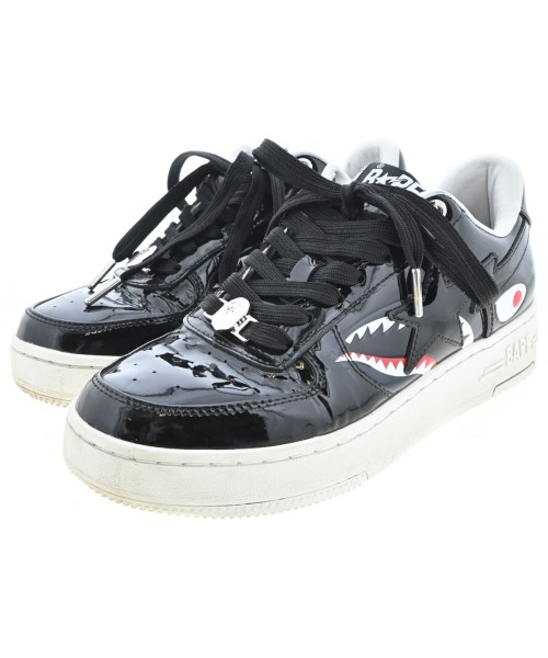 A BATHING APE(アベイシングエイプ)スニーカー 黒 サイズ:25cm/2200687493067