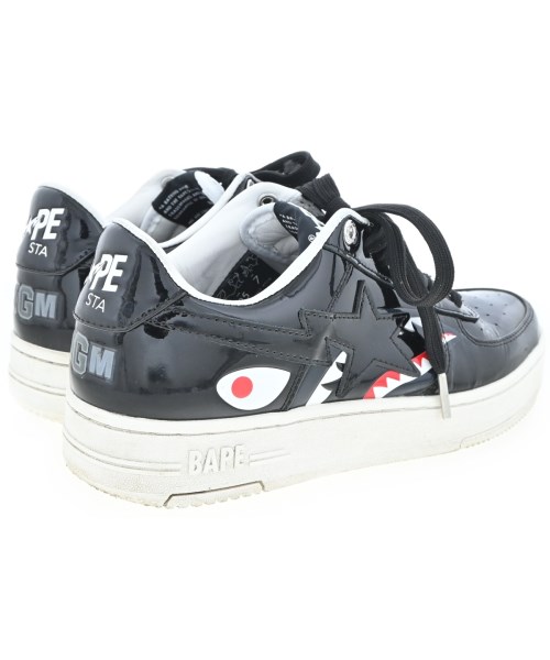A BATHING APE（アベイシングエイプ）スニーカー 黒 サイズ:25cm メンズ/2200687493067
