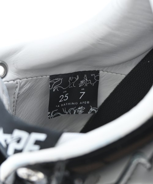A BATHING APE（アベイシングエイプ）スニーカー 黒 サイズ:25cm メンズ/2200687493067