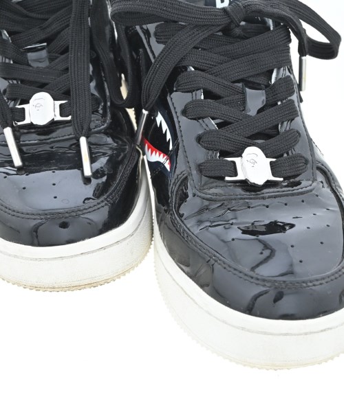 A BATHING APE（アベイシングエイプ）スニーカー 黒 サイズ:25cm メンズ/2200687493067