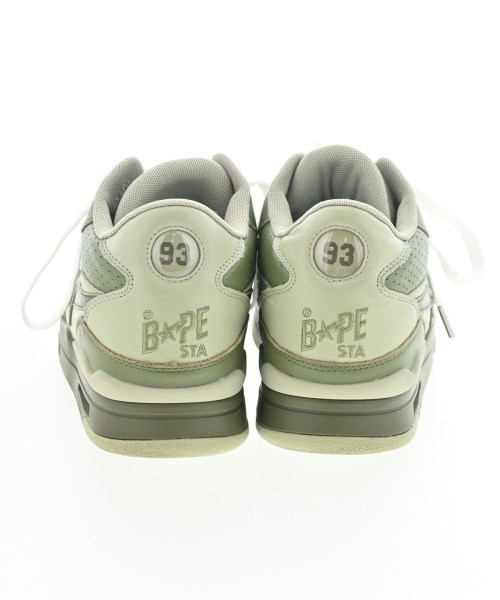 A BATHING APE（アベイシングエイプ）スニーカー カーキ サイズ:27.5cm メンズ/2200691417172