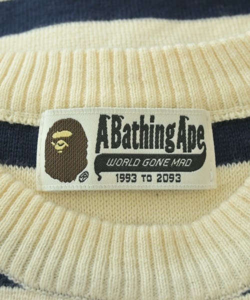 A BATHING APE（アベイシングエイプ）ニット・セーター 白 サイズ:-(M位) メンズ/2200691651217