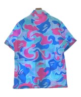 A BATHING APE（アベイシングエイプ）カジュアルシャツ 青 サイズ:L メンズ/2200691651224