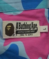 A BATHING APE（アベイシングエイプ）カジュアルシャツ 青 サイズ:L メンズ/2200691651224