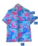 A BATHING APE（アベイシングエイプ）カジュアルシャツ 青 サイズ:L メンズ/2200691651224
