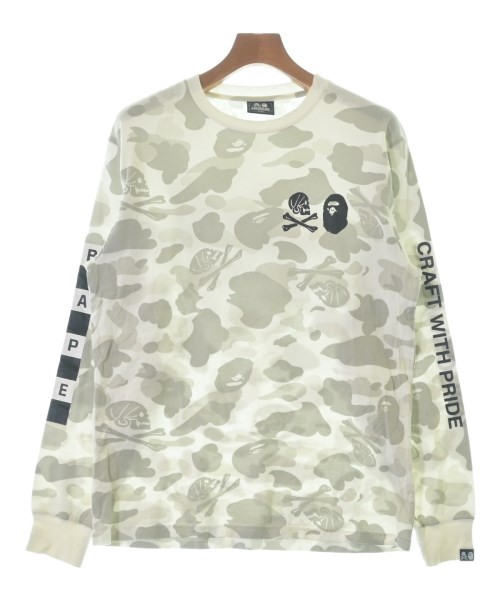 A BATHING APE(アベイシングエイプ)Tシャツ・カットソー 白 サイズ:M/2200686404309