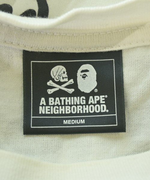 A BATHING APE（アベイシングエイプ）Tシャツ・カットソー 白 サイズ:M メンズ/2200686404309