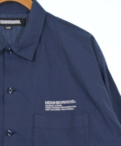 NEIGHBORHOOD（ネイバーフッド）カジュアルシャツ 紺 サイズ:XL メンズ/2200622449487