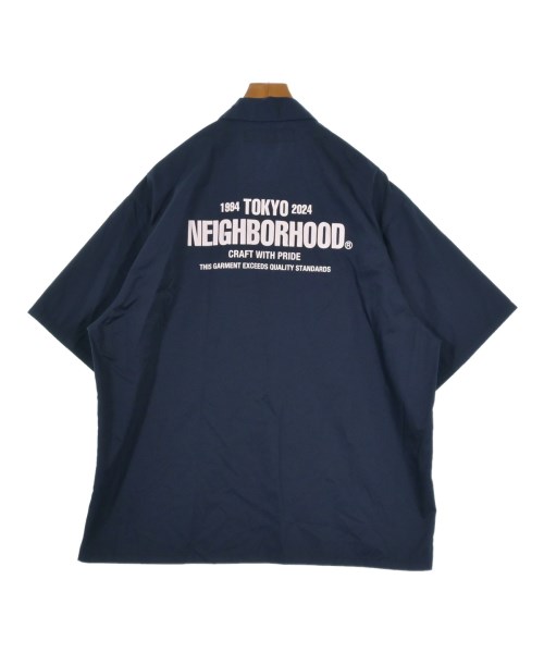 NEIGHBORHOOD（ネイバーフッド）カジュアルシャツ 紺 サイズ:XL メンズ/2200622449494