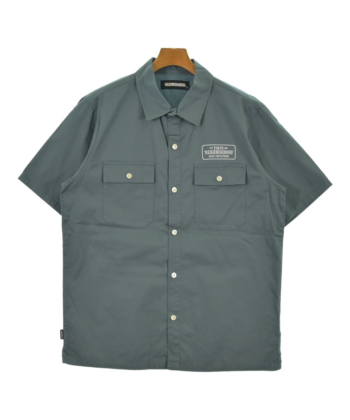 NEIGHBORHOOD（ネイバーフッド）カジュアルシャツ 青 サイズ:M メンズ