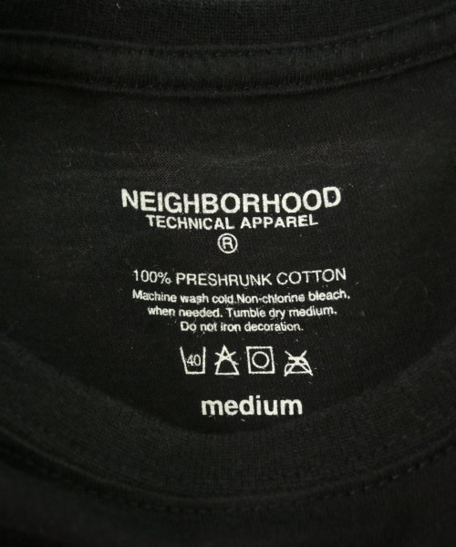NEIGHBORHOOD（ネイバーフッド）Tシャツ・カットソー 黒 サイズ:M メンズ/2200529274441