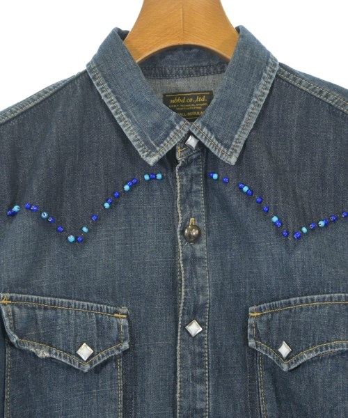 NEIGHBORHOOD（ネイバーフッド）カジュアルシャツ 紺 サイズ:S メンズ/2200612386624