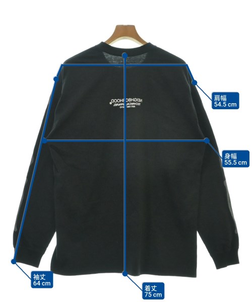 NEIGHBORHOOD（ネイバーフッド）Tシャツ・カットソー 黒 サイズ:L メンズ/2200623302040