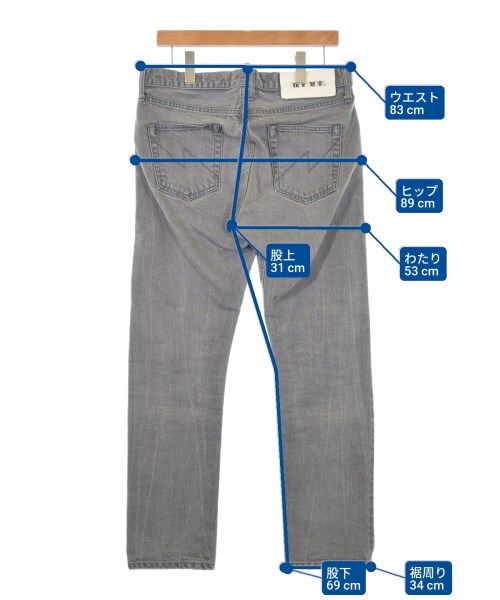 NEIGHBORHOOD（ネイバーフッド）デニムパンツ グレー サイズ:M メンズ/2200614749137