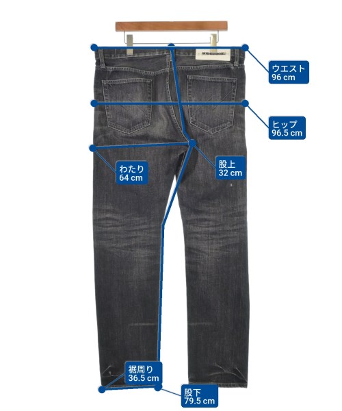 NEIGHBORHOOD（ネイバーフッド）デニムパンツ 黒 サイズ:XL メンズ/2200627827105