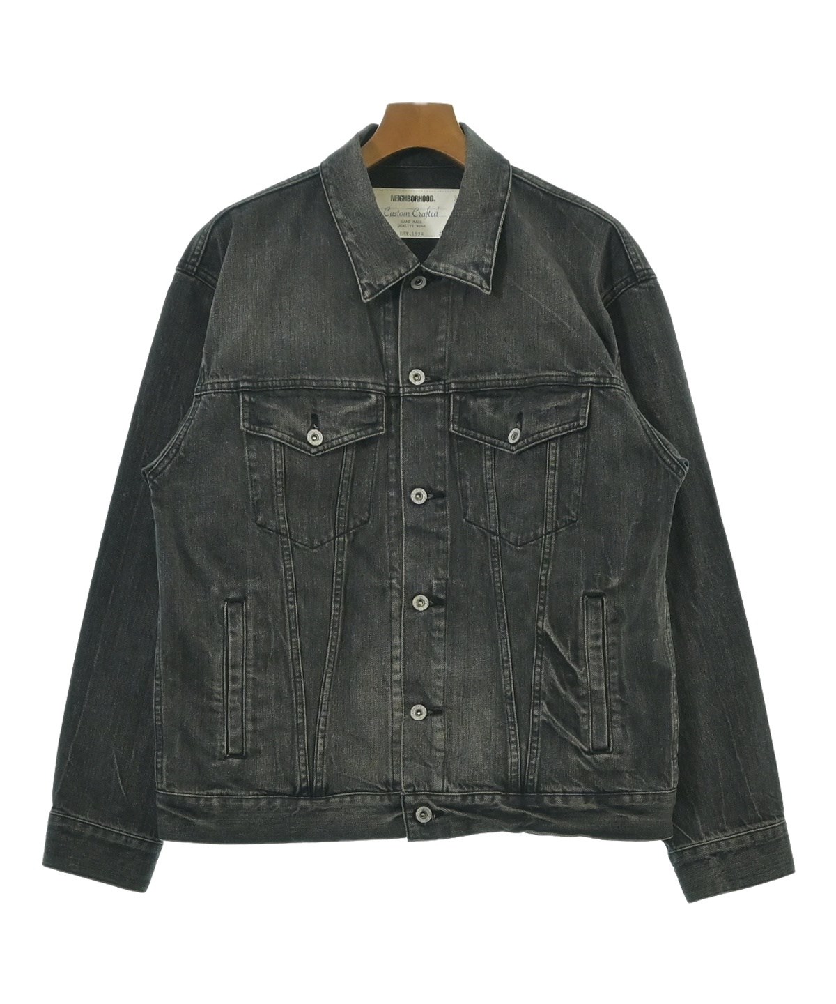 NEIGHBORHOOD（ネイバーフッド）デニムジャケット 黒 サイズ:L メンズ